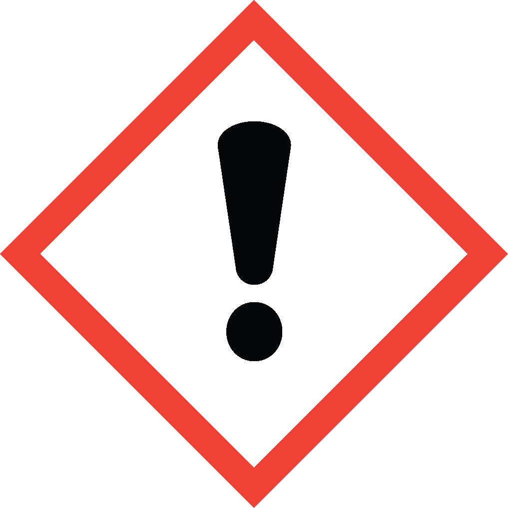 hazard pictogram exclamation mark irritant GHS07